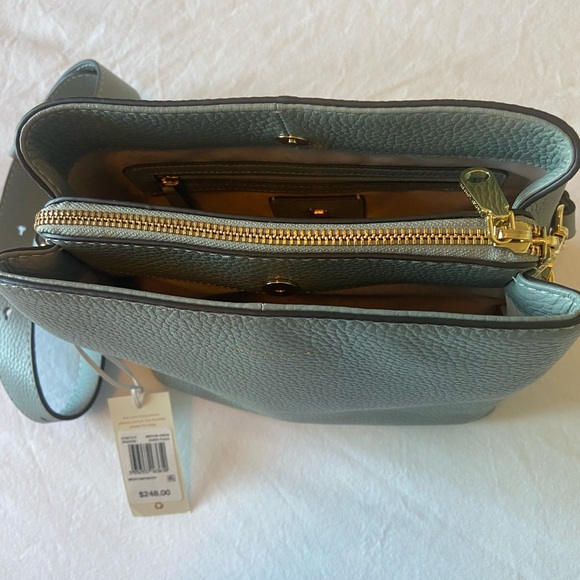 Dukes place small leather crossbody- wide strap - Picture 3 of 4